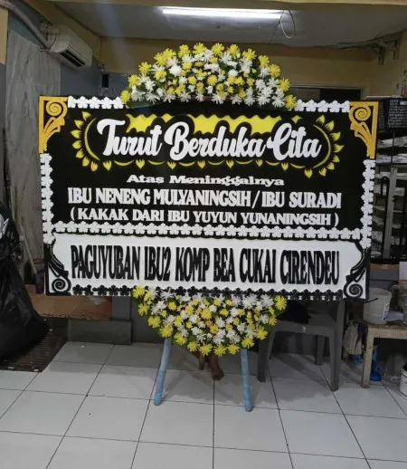Papan Bunga Duka Kledungkradenan Banyuurip